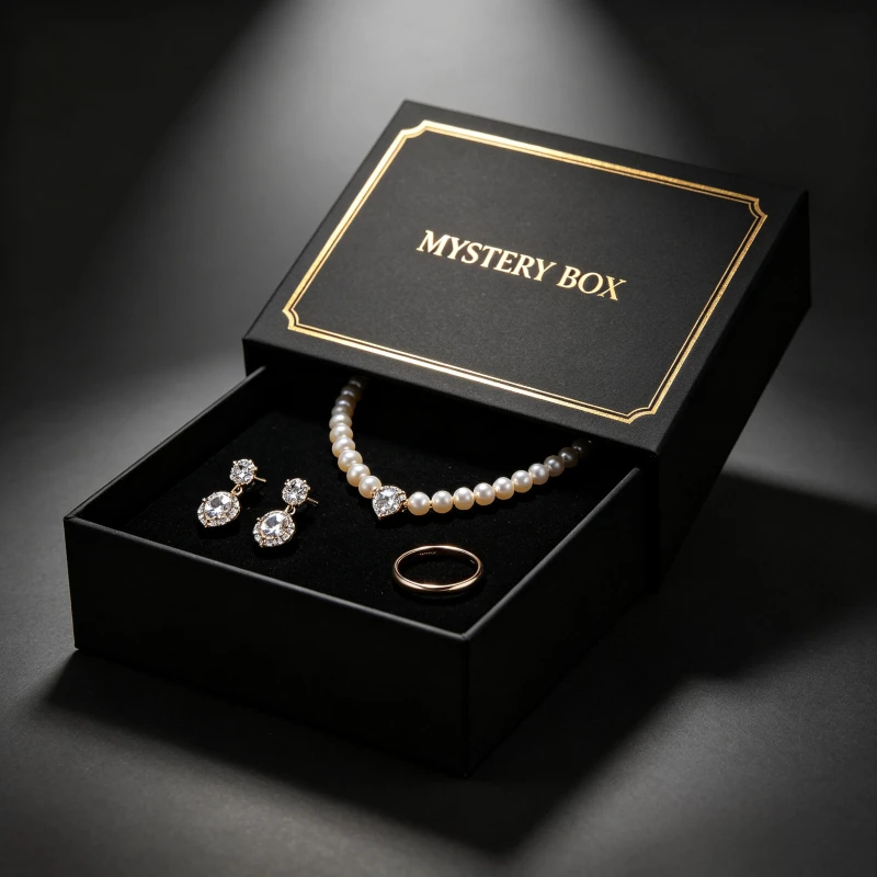 Random 1/10/30/50 Piece Modern Jewelry Pack Necklace Earrings Rings Bracelets Pendant Women Contemporary Gift
