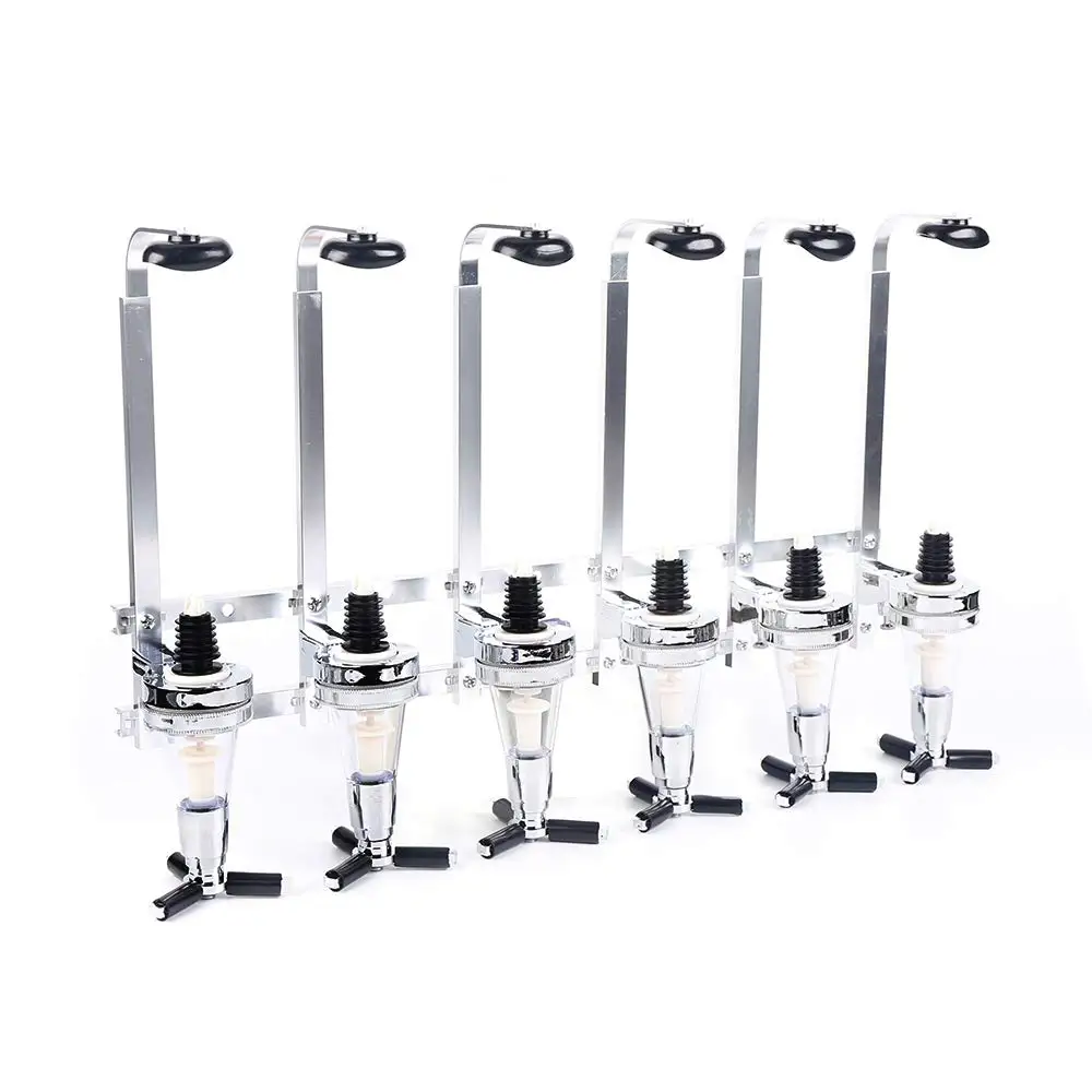 

Gdrasuya10 Диспенсер для ликера, 6 бутылок Настенный диспенсер для ликера Бар Пивная бутылка вина Шкаф для напитков