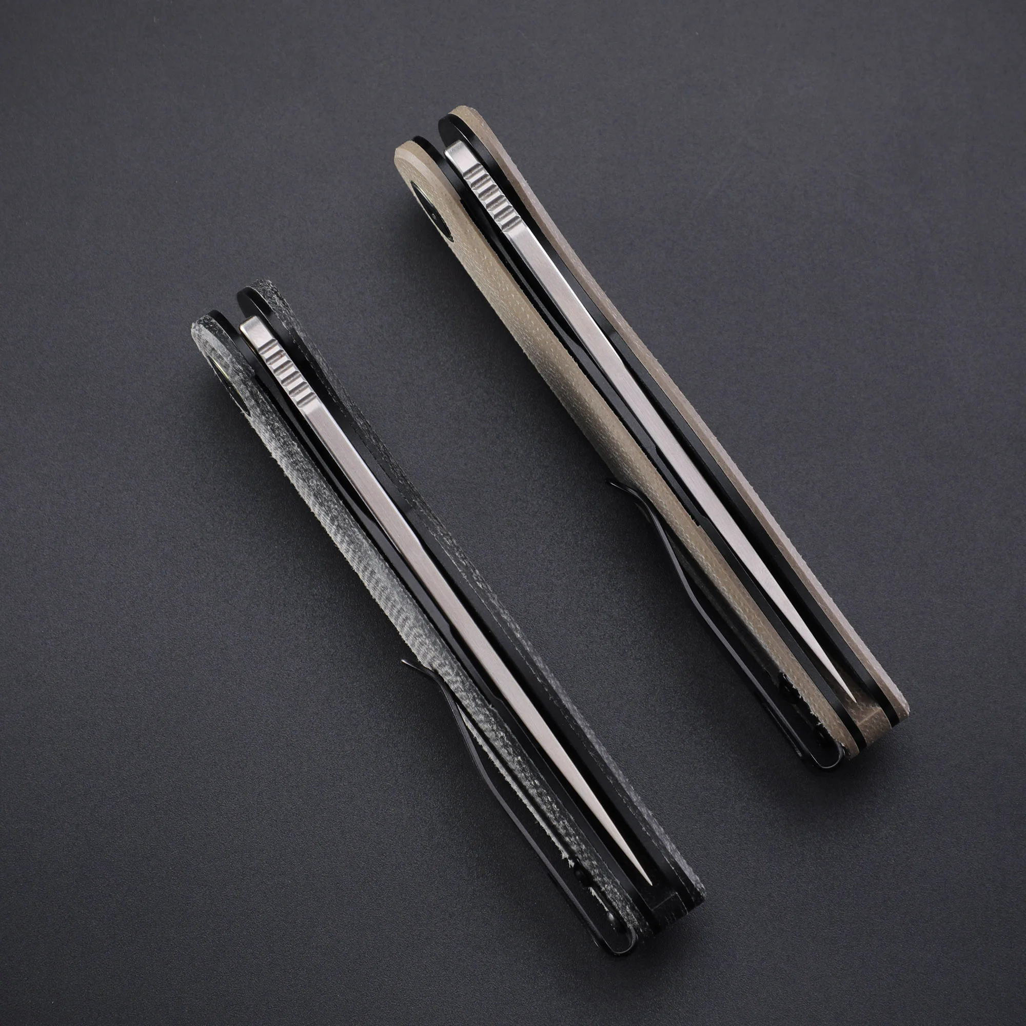 Pesce pietrificato PFP06 coltello pieghevole tascabile tattico Multitool manico Micarta K110 acciaio sopravvivenza all'aperto caccia EDC utensili manuali