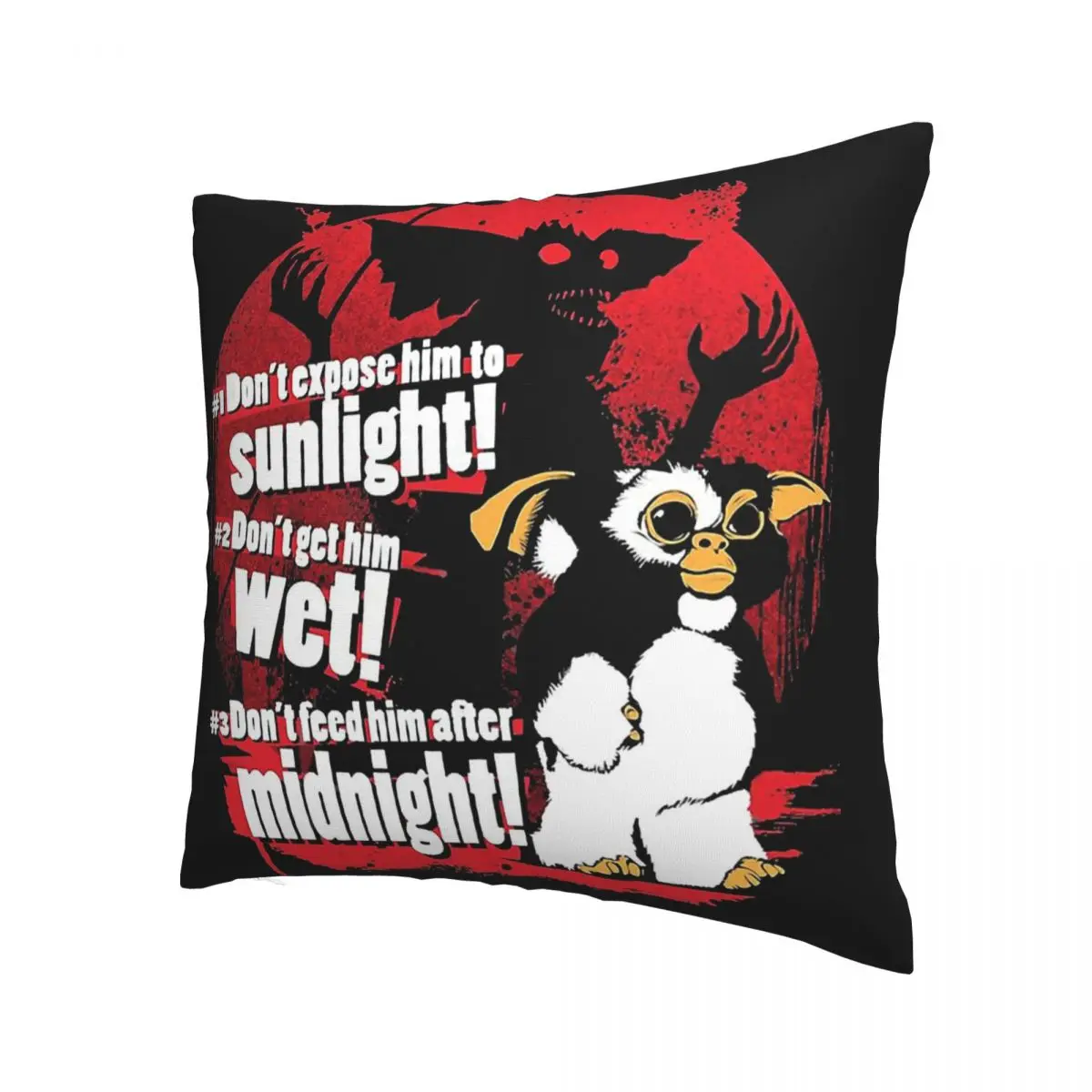 More Then Awesome Pillowcase Gremlins Film Backpack Cushion For Livingroom DIY Printed Office Hug Pillowcase Decorative