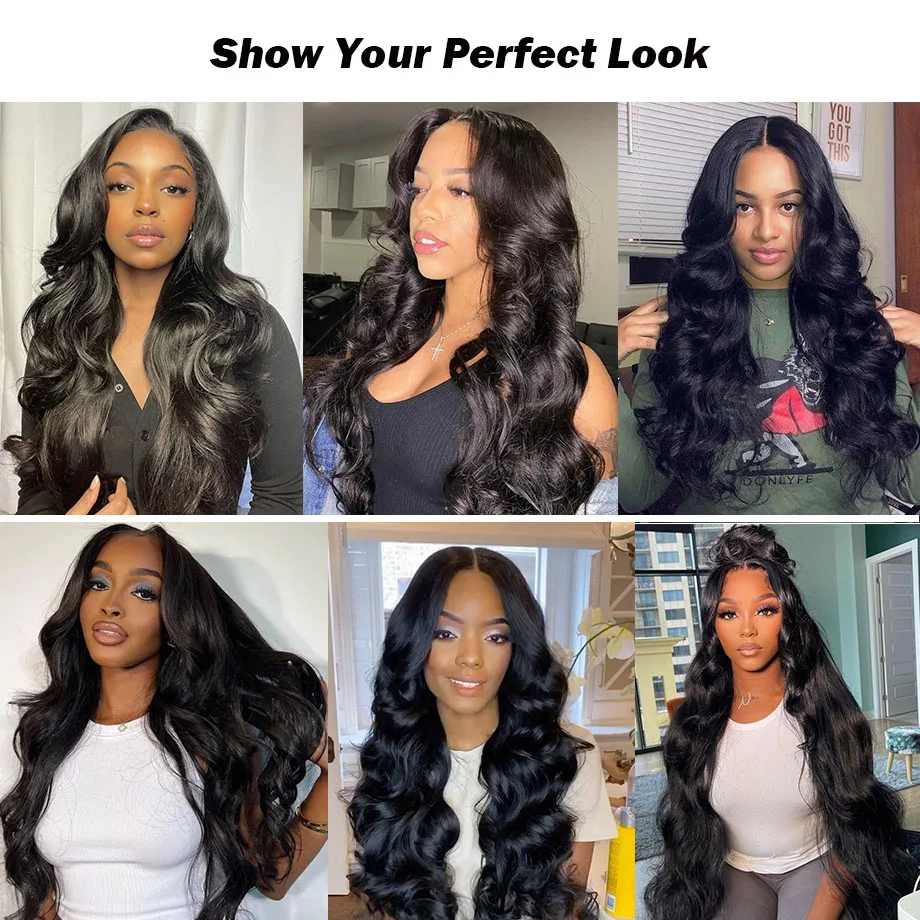 Glueless Body Wave 100% Human Hair Wig Pre Plucked Ready To Wear And Go For Women 13x6 Hd Natural Wave Lace Front Wigs On Sale