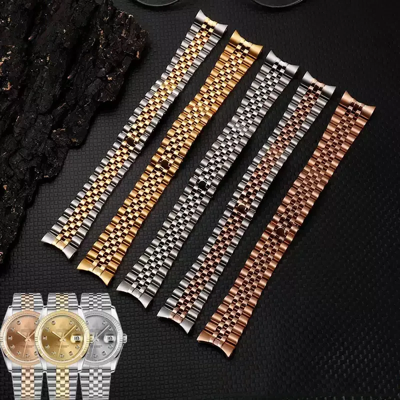 

Watch Band For Rolex DATEJUST DAY-DATE OYSTERPERTUAL DATE 904 Stainless Steel Watch Accessories Strap 20mm 21mm Watch Bracelet