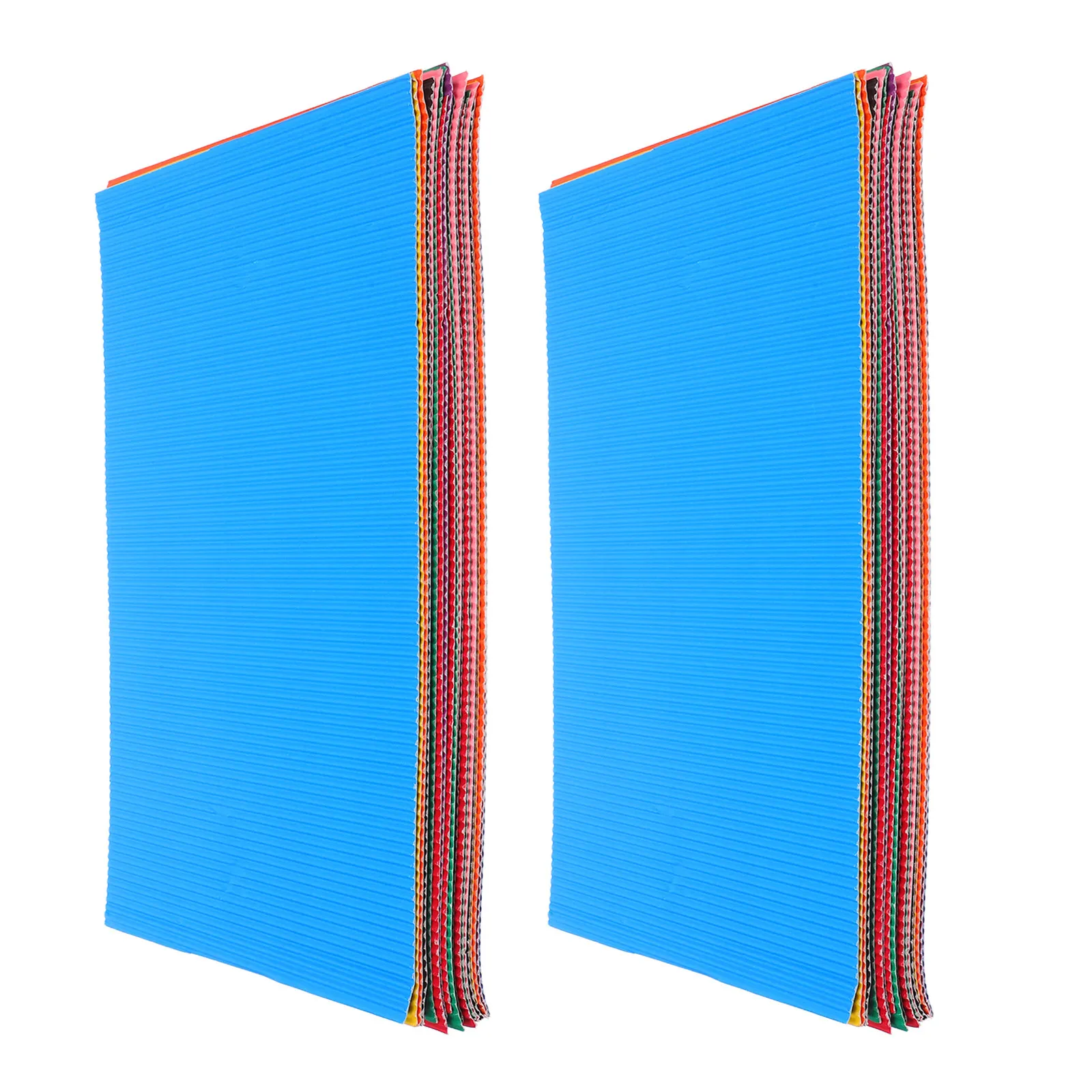40Pcs Colored Cardstock Paper Thick 11.81x8.27 Inch Corrugated Construction Sheets for DIY Card Making Scrapbooking School