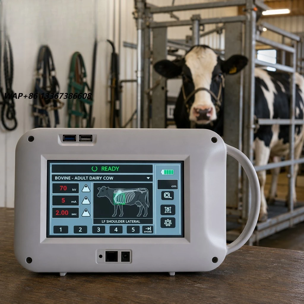 Pet Hospital Handheld X-ray Machine Digital DR Flat Panel Detector Portable Veterinary Radiation Equipment
