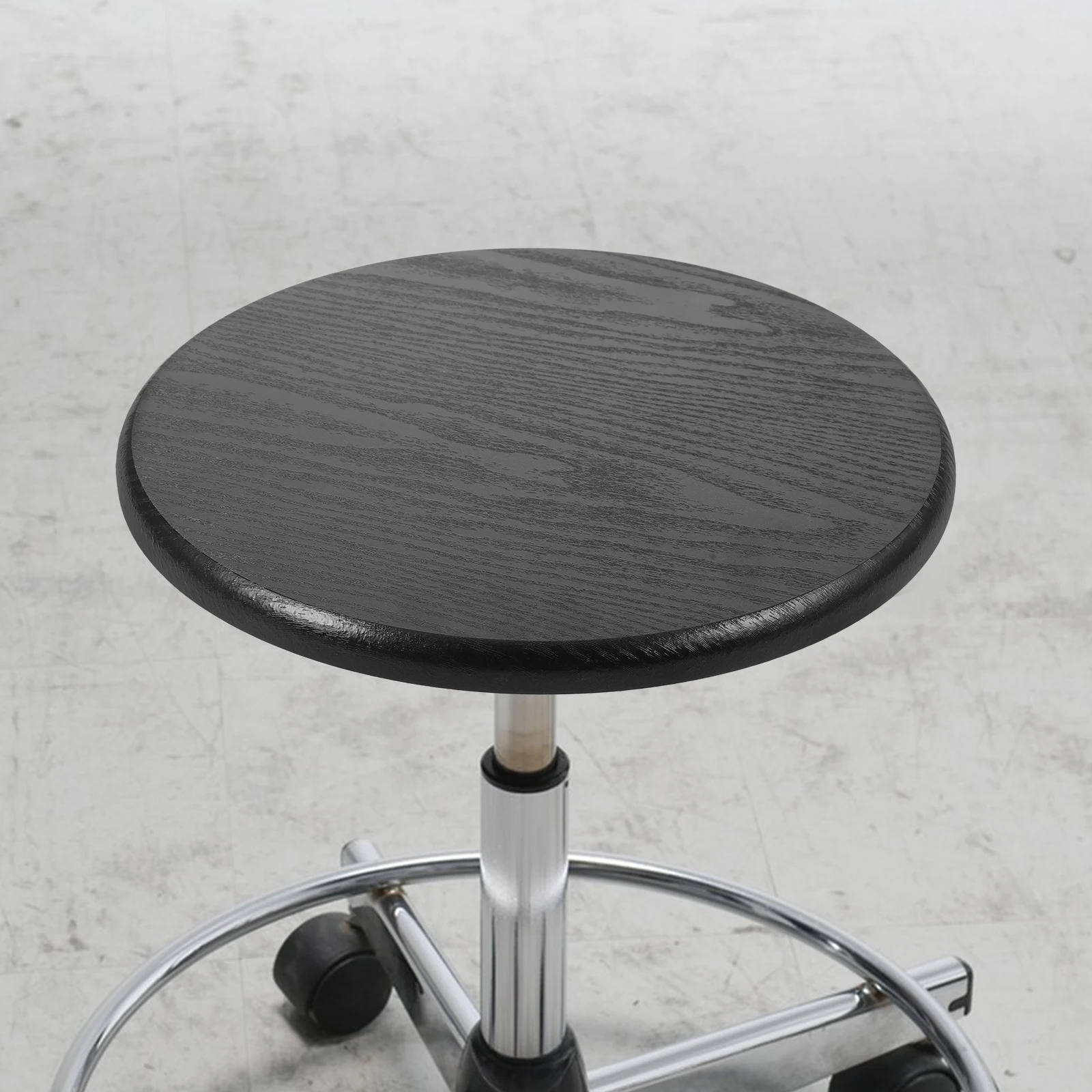 

Round Stool Wooden Seat Replacement Durable Wood Grain Design for Home Bar Dining Chair Cover 120 Dining Chair Cover