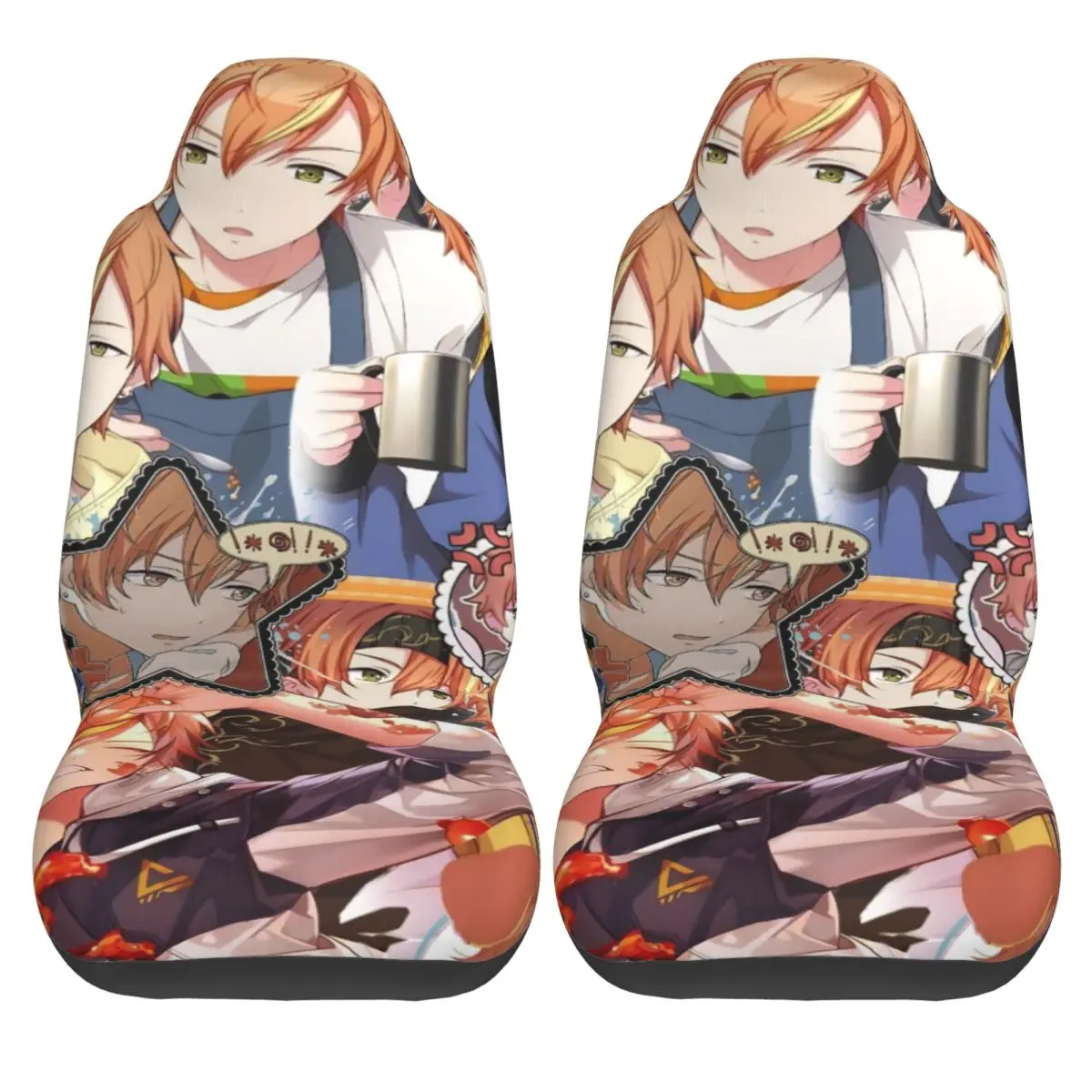 

Чехлы для автомобильных сидений Tsukasa Tenma, полиэстер, для грузовиков, эластичные, 2 шт., премиум-класса