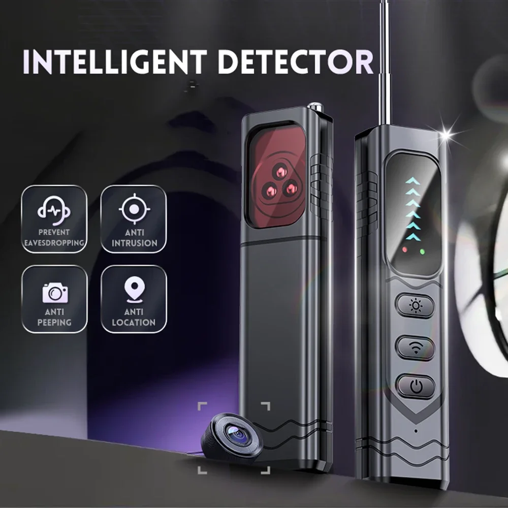 Multifunction Camera Detector Upgraded T17 Device Finder GPS Tracker Finder Bug Detector Wireless RF Signal Infrared Scanner