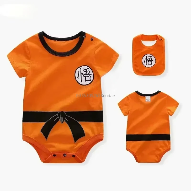DRAGON DBZ-ropa de Anime para bebé, Mono para recién nacido, disfraz de Halloween para niños de 0, 3, 6, 9, 12, 18 y 24 meses