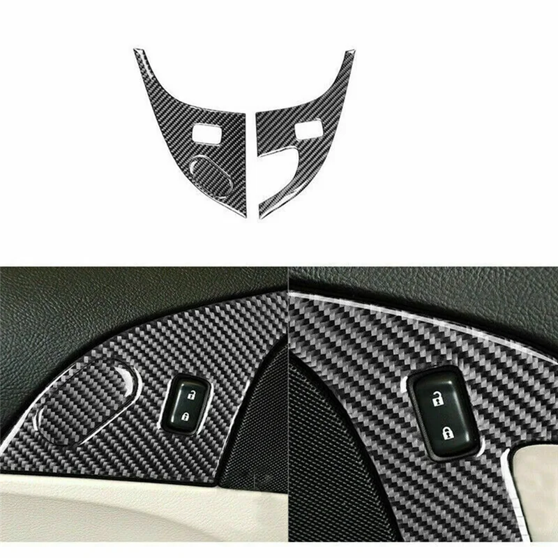 For Chevrolet Corvette C6 2005-2007 Carbon Fiber Full Interior Set Trim Cover Decoration Sticker Car Accessories - 21PCS