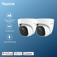 Reolink 2Pcs 4K PoE Outdoor Camera 8MP Human Car pet Detection Security IP Cam Smart Night Version Home Surveillance Camera 820A