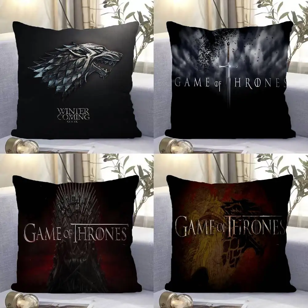Popular TV Series G-Game Of T-Thrones Personalized Pillow Dust Cover Bedroom Party Decoration Pillowcase Birthday Children Gift