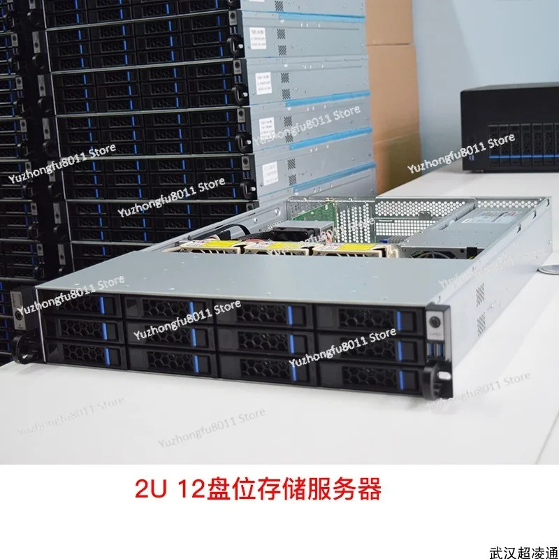 Servidor de armazenamento 2U de 12 bits, plataforma supermicro X10 de canal duplo, nuvem privada, NAS distribuído em classe empresarial 95% novo