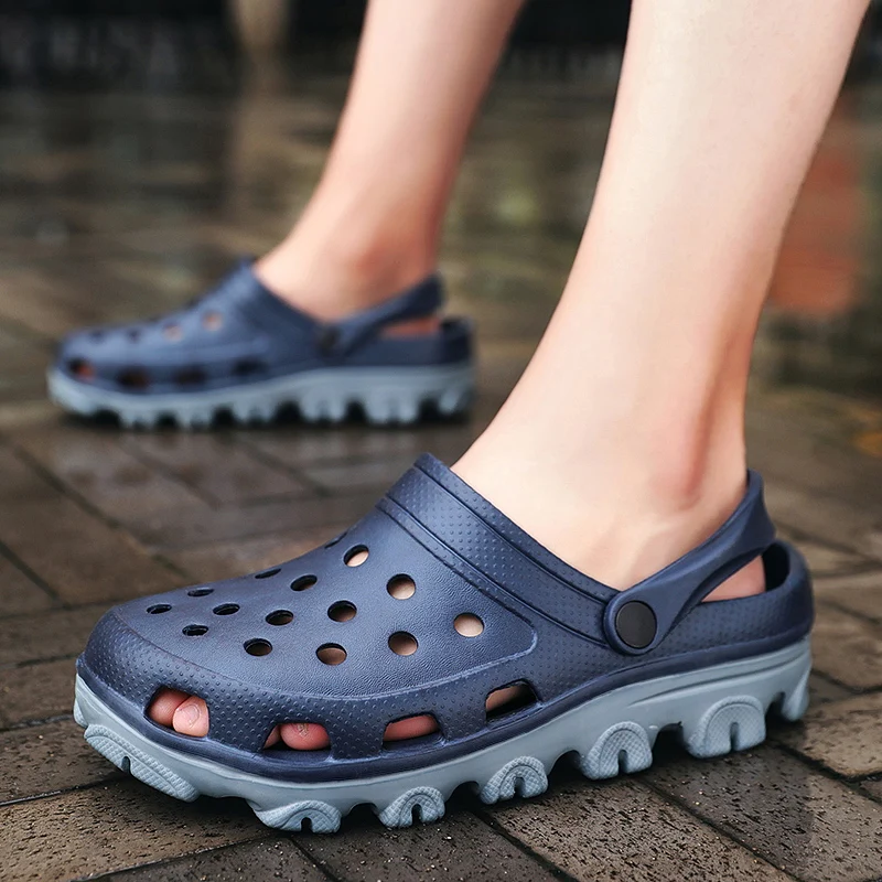 36-51 New Summer women Sandals Indoor Outdoor Couples Casual Shoes Fashion Baotou Beach Sandals Clogs Comfort Home Soft Slippers