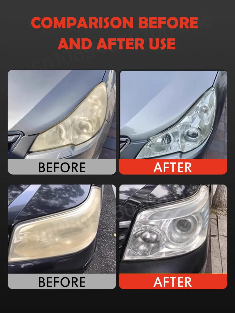 Auto Scheinwerfer Restaurierung Polieren Kits Scheinwerfer Kratzer Entferner Reparatur Reinigung Paste Entfernen Oxidation Scheinwerfer Polnischen Flüssigkeit – Detail 10