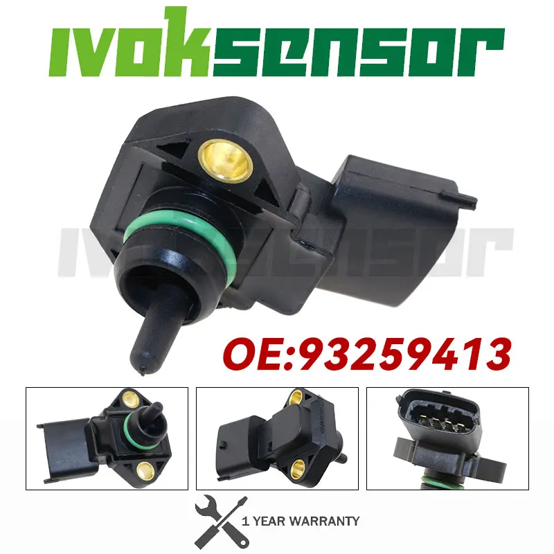 

0261230022 93259413 1 Bar (1Bar) MAP Sensor Manifold Pressure For Opel Chevrolet Astra Zafira Blazer S10 Vectra 1.8 2.0 2.2 2.4