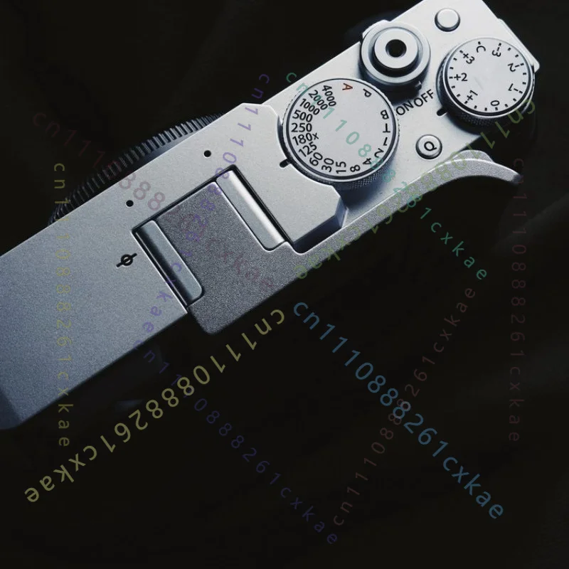 Extended Leather‑coated Hot Shoe Thumb Grip For Fujifilm X‑E4 XE4 Camera, Hot Shoe Protector Improve Hand‑holding Grip
