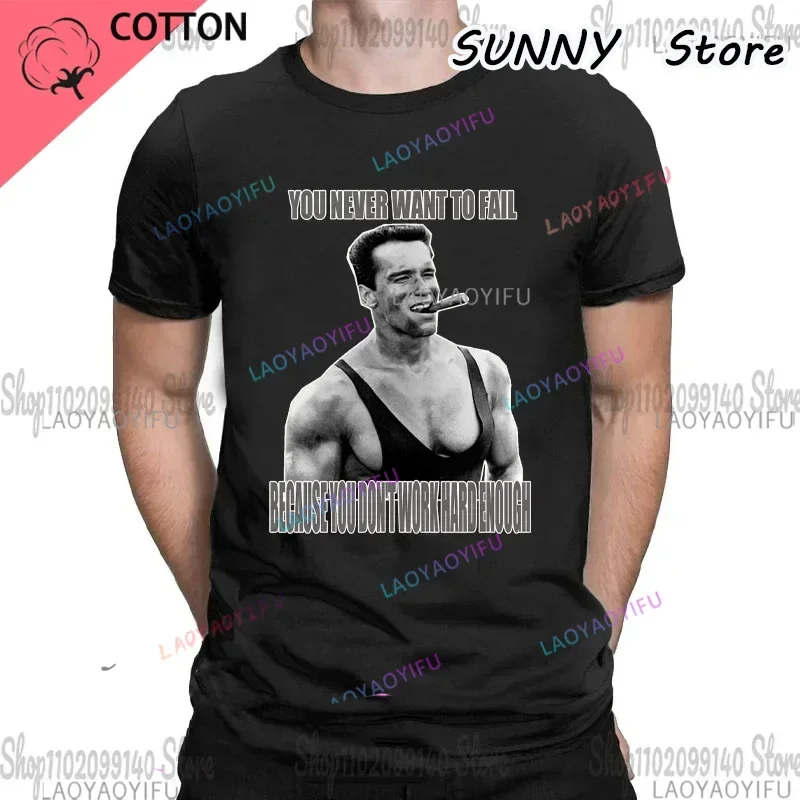 Men Clothing Men Tshirt Black Arnold Schwarzenegger Mr Olympia  New O-neck T Shirt Fashion Short Sleeve Man Tee Shirt Male Tops