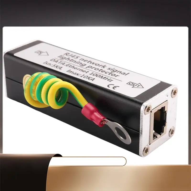 

RJ45 Plug Ethernet Network Surge Protector Thunder Arrester 100Mhz-X64A