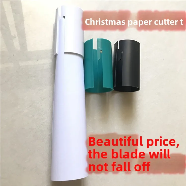 クリスマスや誕生日プレゼント用のポータブルスライドギフトラップカッター