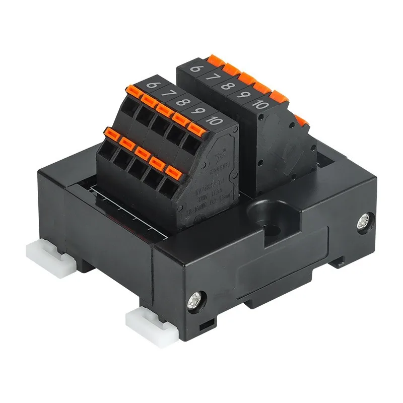 Power Distribution Terminal Block Multi In Multi Out Wire Junction Box Electric Cable Splitter Terminal Strip