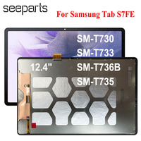 S7 S8 S9 S10 FE For Samsung Galaxy Tab LCD Display Touch Screen Glass Panel Digitize S7FE S9FE S10FE Replacement Parts
