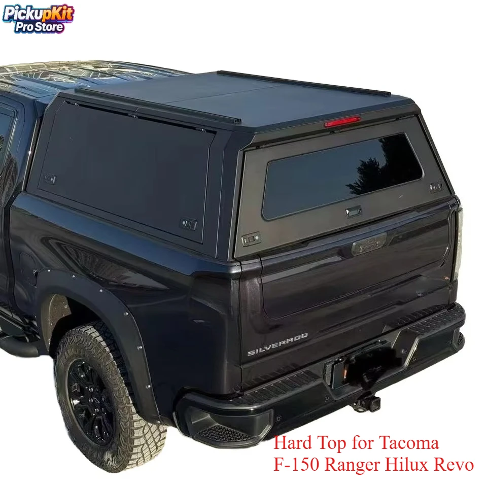 

Aluminum Alloy 4x4 Hardtop Canopy Lockable Waterproof for Tacoma/F-150/Ranger/Hilux Revo Offroad