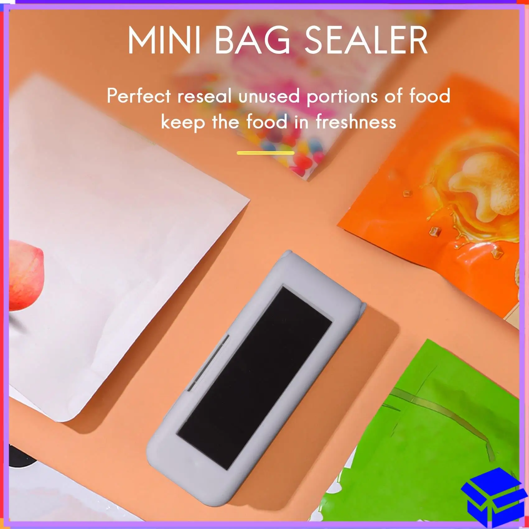 Reliable Sealer Plastic Package Storage Bag Mini Sealing Machine Handy Sticker And Seals For Food Snack Kitchen Accessories