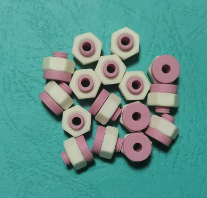 20pcs M2-M16 Alumina Ceramic Hex Nut High Temp Corrosion Resistant Heat Insulation