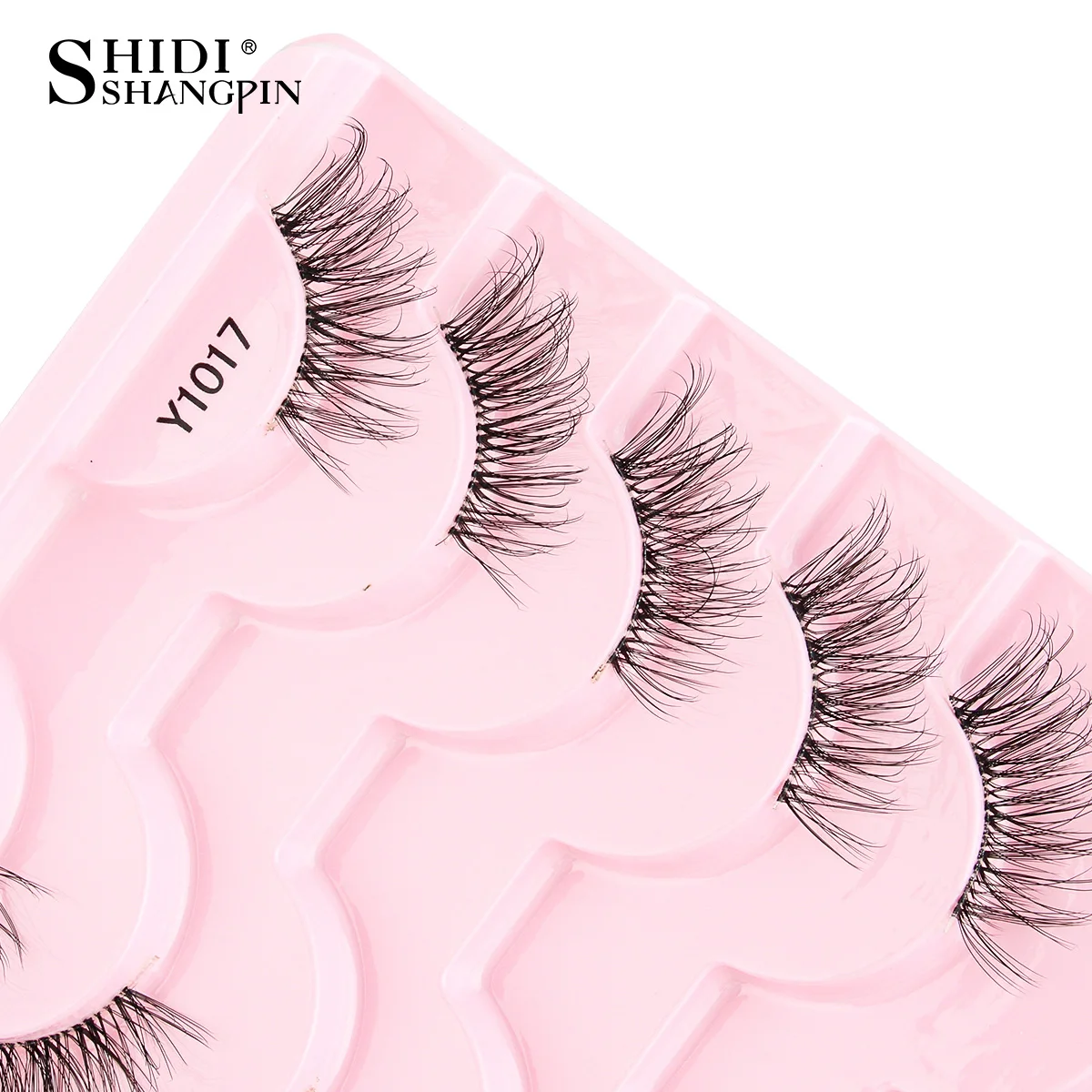 Neue Halbe Wimpern Falsche Wimpern 5/10 Paar 3D Nerz-Wimpern Natürliche Wimpernverlängerung Katzenaugen-Wimpern Make-up Faux Cils Fox Lash – Detail 34