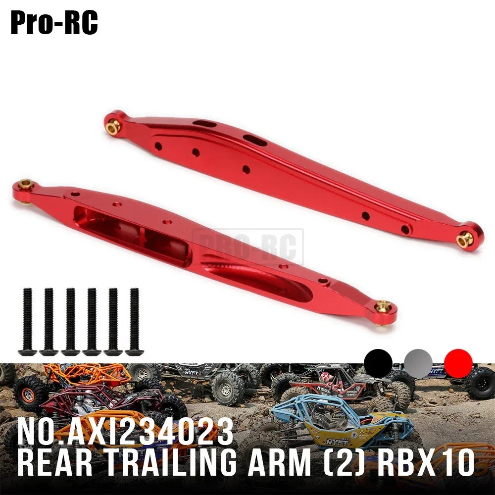 2Pcs Aluminium Rear Trailing Arm AXI234023 Fit Axial 1/10 RBX10 RYFT 4WD BRUSHLESS ROCK BOUNCER AXI03005 AXI03009 RC Car Parts
