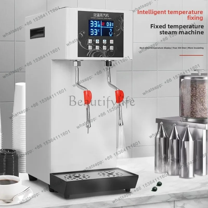 Macchina per schiuma di latte  vapore a temperatura costante   4 pulsanti Motore a vapore per riscaldamento automatico mult