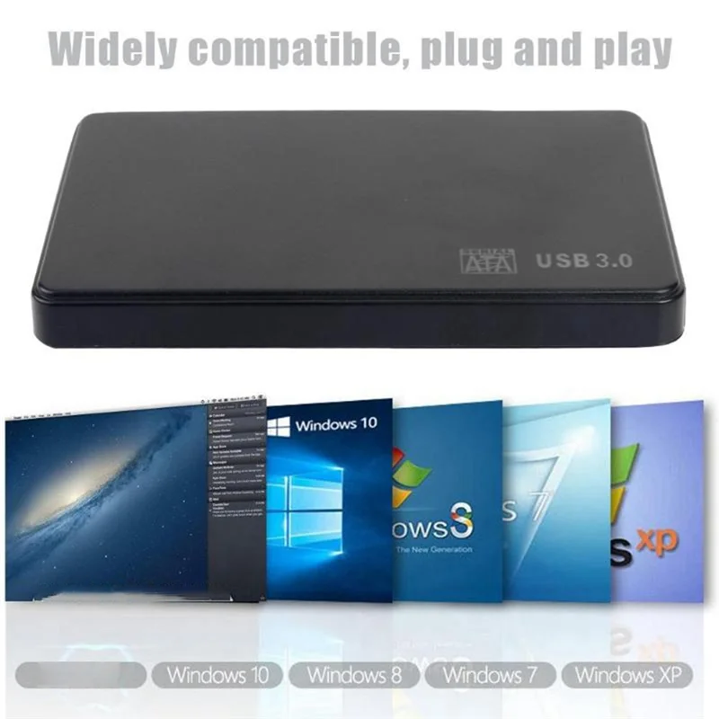 ADEGBO-改良型 2.5 インチ SATA - USB 3.0 ソリッド ステート エンクロージャ モバイル ハードディスク カセット