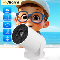 Portable 1080P Movie Projector with 270° Adjustable LED for Android TV Laptop - Home Cinema Projector