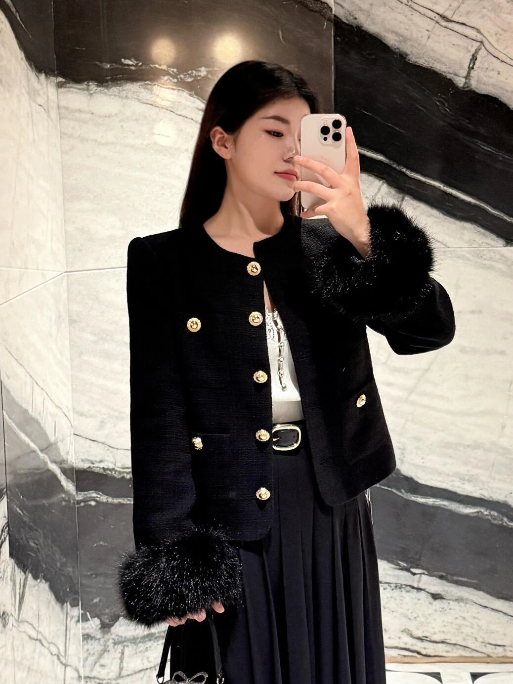 

Шерстяная верхняя одежда Bla Woolen Cisas New Year's Pro Version, коллекция SelfSP Home 2025, осень-зима, для путешествий, женская, Fa...