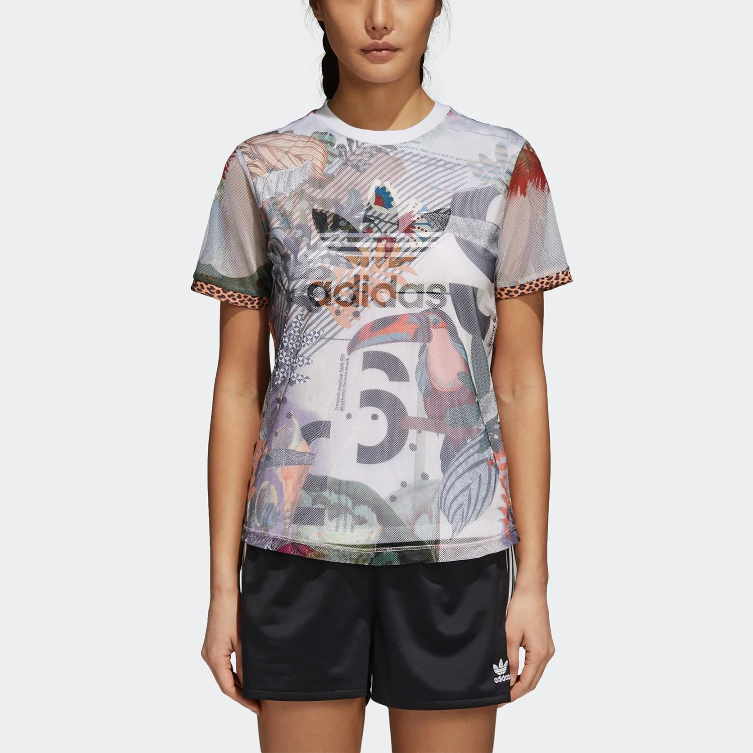 

Adidas Originals Authentic New Season Women's Trefoil Casual Sports Short Sleeve T-Shirt CY7376