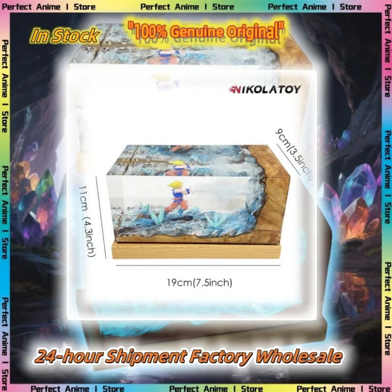 

100% Authentic NIKOLATOY Dragon Ball Z Kakarote, Turtle Pai Qigong Atmosphere Night Light, Animation, Tabletop Ornaments