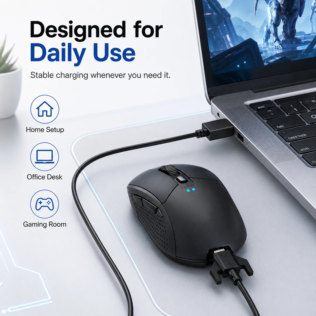 Micro USB Charging Cable for L - Logitech Mouse G Pro X Superlight recension och pris