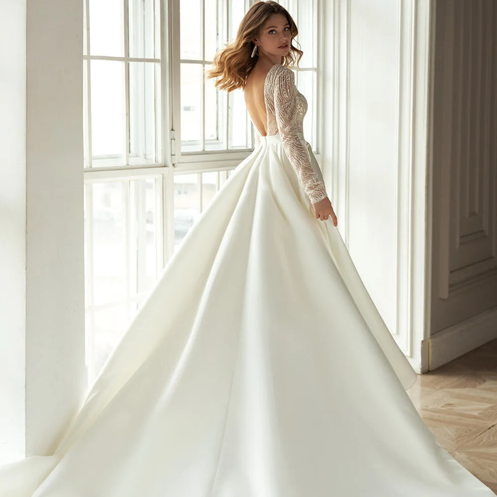 Ele Long V-Ne White… - image