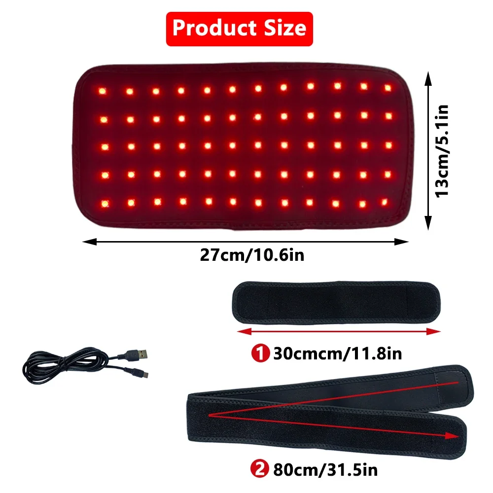 Pet Care Home Use Infrared Red Light Therapy Belt Wrap for Dogs Cats