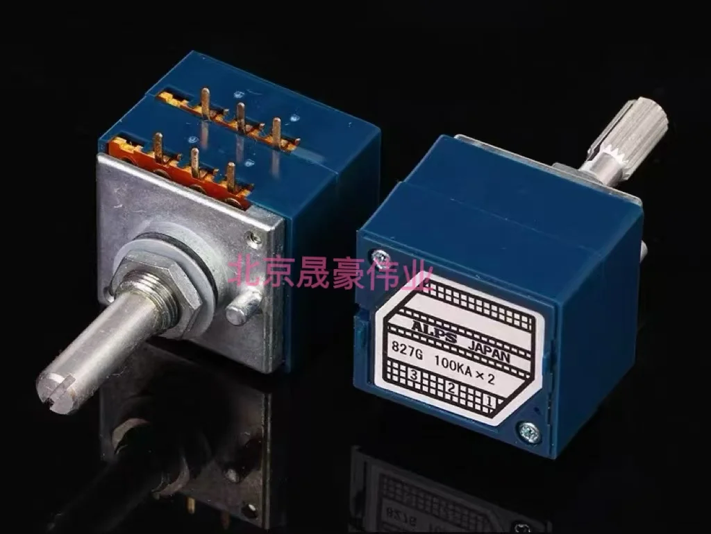 RK27 Dual Volume Potentiometer 27 A10K A20K A50K A100K A250K Round/Flower Handle