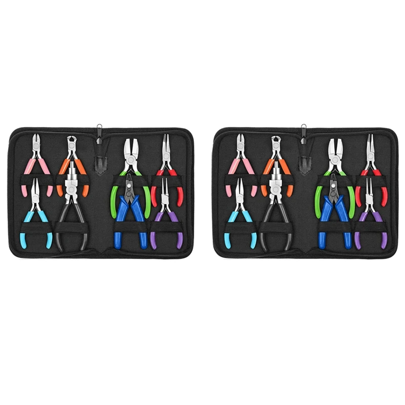 

AOAO-Jewelry Pliers, 16Pcs Jewelry Making Pliers Tools, Jewelry Making Pliers Tools, For Jewelry Repair, Wire Wrapping