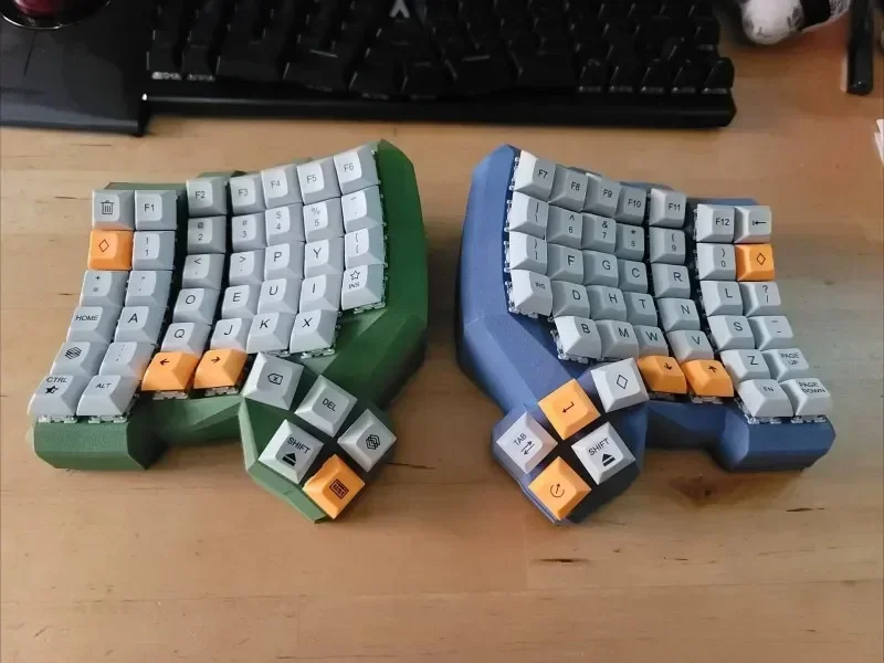 Dactyl Manuform Split Keyboard Kit Custom 2.4g Dongle Wireless Single-mode Hot Swap VIAL 4x6/5x6/6x7SplitMechanical Keyboard Kit