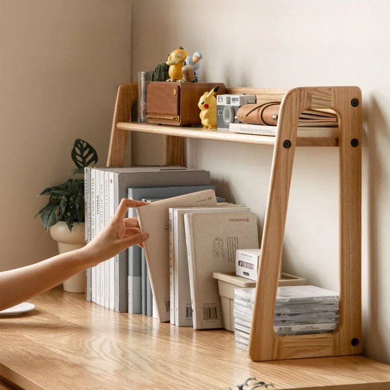 

For Small Solid Wood Modern Minimalist Home Organizer Storage Shelves Desk Organizers Light Luxury Household Gadgets