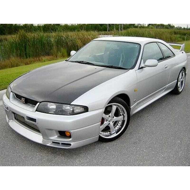 For Nissan Skyline R33 GT-R 1994 1995 1996 1997 998 Year Front Bumper Racing Grille Grill Grill Body Kit Accessorie