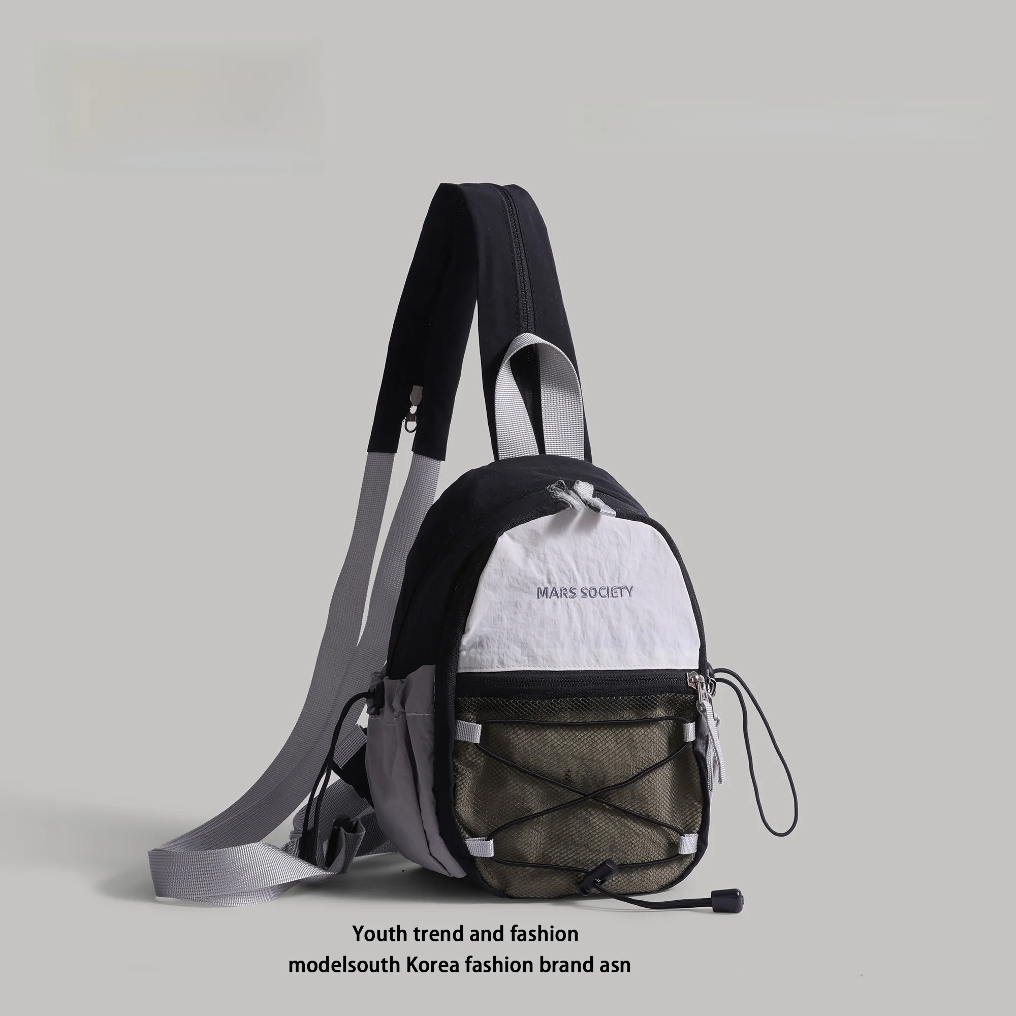 軽量ミニ多機能アウトドアスポーツチェストバッグ登山バックパックカジュアルレジャークロスボディバッグデュアルショルダーバッグ