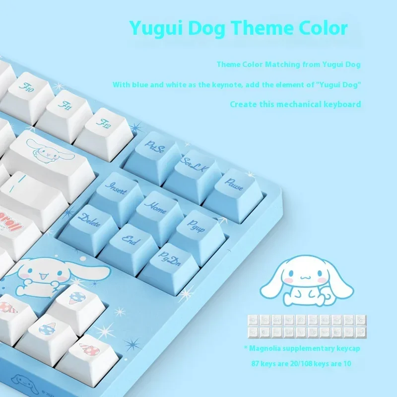 Imagem -04 - Akko 3108b Anime Genuíno Teclado Mecânico de Marca Conjunta com Fio Modo Único Rollover Teclado Mecânico de Escritório para Jogos