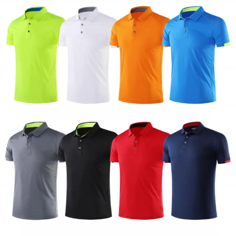 Casual Quick Drying POLO Shirt Customized Print Logo Image Polo Collar Short Sleeve Breathable T-shirt Embroidered Work Suit