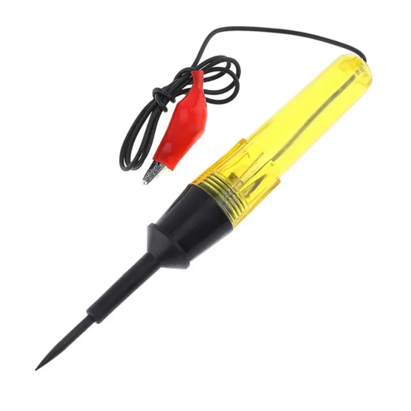 6V-24V Tester per circuiti di tensione di medie dimensioni Tester per auto misuratore di Volt penna a sonda lunga lampadina strumenti di