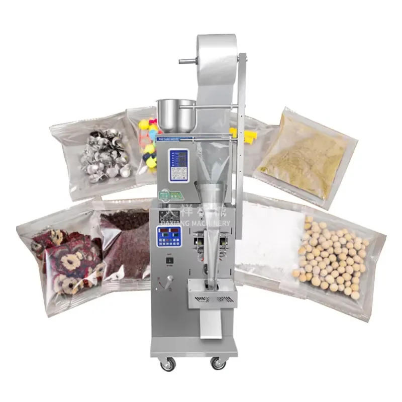 DZD-220 Economic Automatic Filling Sealing Packing Powder Food Granule Sachet Three Side Packaging Machine