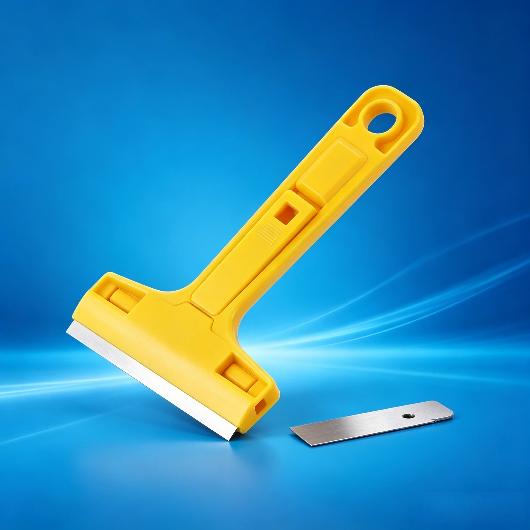 1 Set-5 Set 100mm Portable Cleaning Shovel Cutter - Glass Floor Tiles Scraper Blade for Seam Removal Household Kitchen Hand Tool